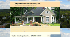 Desktop Screenshot of claytonhomeinspection.com